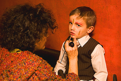 Anniversaire enfant 3 ans animation maquillage portrait garçon.