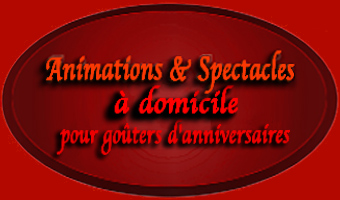 Spectacle d'anniversaire à domicile 4 ans, 5 ans, 6ans, 7ans, 8ans, 9 et 10 ans.